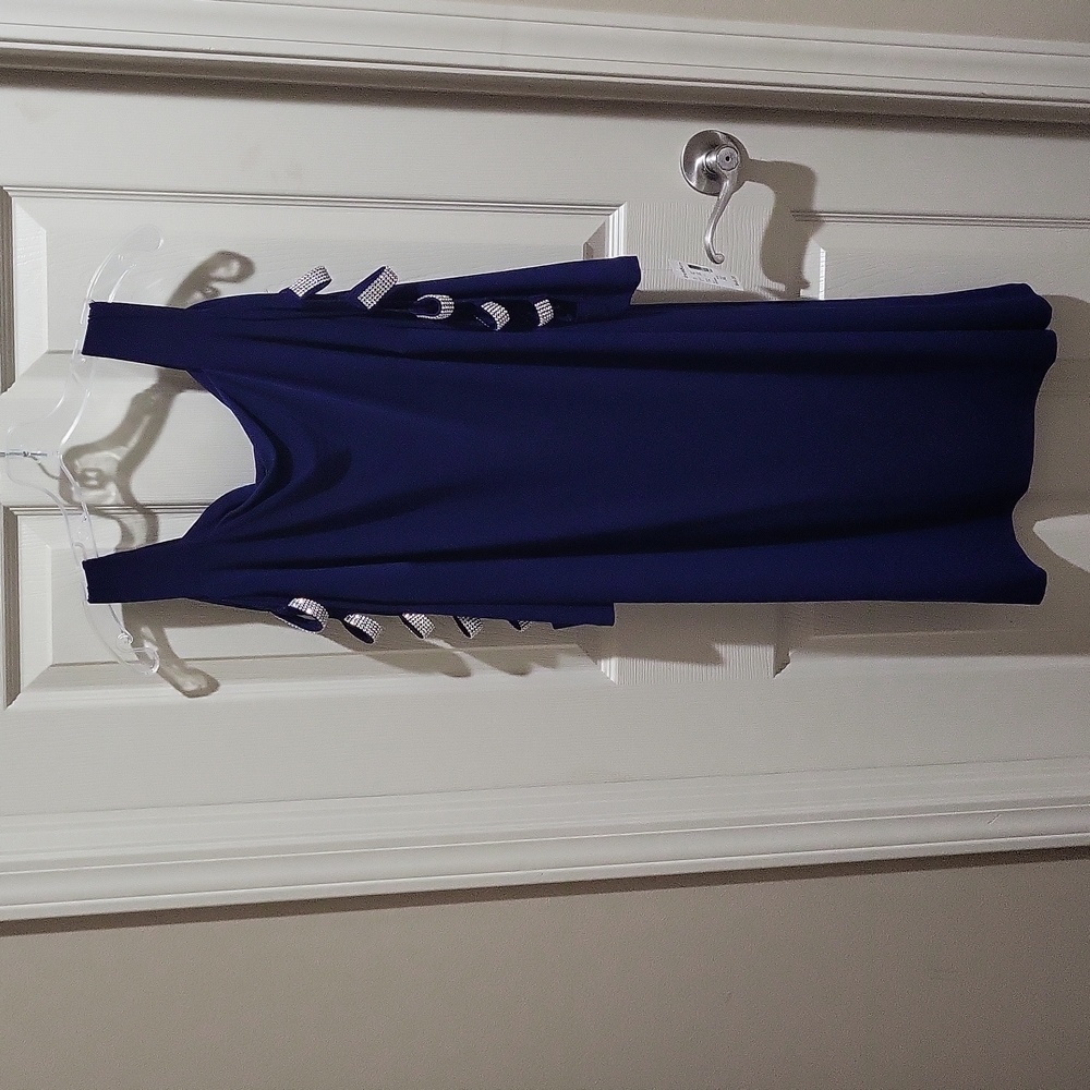 Roz & Ali dress, XL, Navy blue